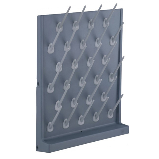 Grey PP Single face adjustable pegboard